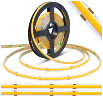 ECOLIGHT LED pásik COB - 24V - 9W/m - studená biela - 5m