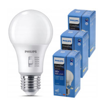 PHILIPS 3x stmievateľná LED žiarovka E27 8W 806lm 5CCT CorePro 2700K - 6500K