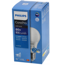 PHILIPS 3x stmievateľná LED žiarovka E27 8W 806lm 5CCT CorePro 2700K - 6500K