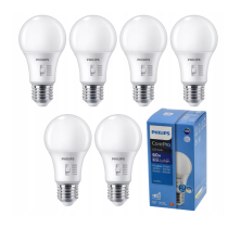 PHILIPS 6x stmievateľná LED žiarovka E27 8W 806lm 5CCT CorePro 2700K - 6500K