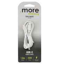 BERGE Súprava: rýchla sieťová nabíjačka 20 W + USB-C kábel 100 cm (1 m), napájací adaptér