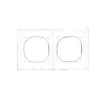 Kontakt Simon - Tesniaca manžeta IP44 do 2-násobného rámčeka