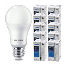 BERGE SADA 10 LED žiaroviek E27 8W 806lm PHILIPS tepla biela 2700K A60