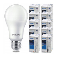 BERGE SADA 10 LED žiaroviek E27 8W 806lm PHILIPS tepla biela 2700K A60