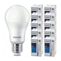 BERGE SADA 10 LED žiaroviek E27 8W 806lm PHILIPS tepla biela 2700K A60