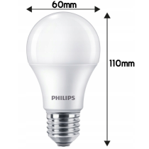 BERGE SADA 6 KS LED žiaroviek PHILIPS E27 4,9W 470 lm Neutrálna farba 4000K