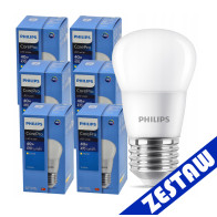 BERGE SADA 6 LED žiaroviek E27 P45 5W tepla biela 470lm CorePro 2700K