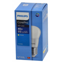 BERGE SADA 6 LED žiaroviek E27 P45 5W tepla biela 470lm CorePro 2700K