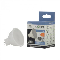 ECOLIGHT LED žiarovka 12V MR16 5W - studena bielá