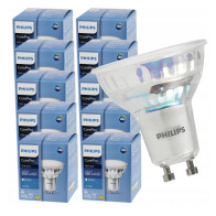 10x GU10 LED žiarovka PHILIPS 4,9W 550lm 4000k prémiová