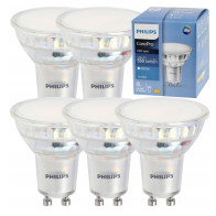 LED žiarovka Philips GU10 5x 4,9W - 550lm - 4000K EyeComfort 15 000h