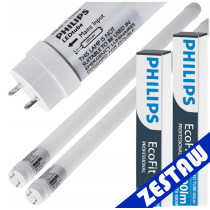 BERGE SADA 2x Philips LED trubica 60cm 9W 900lm 4000K 20 000h T8 EcoFit