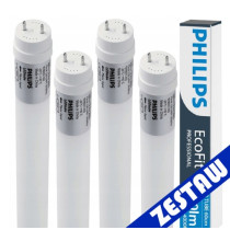 BERGE SADA 4x Philips LED trubica 60cm 9W 900lm 4000K 20 000h T8 EcoFit