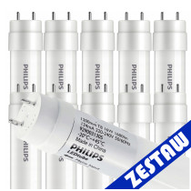 SADA 10x LED trubicové svetlo 120cm 18W 4000K 1800lm G13 Philips Neutral