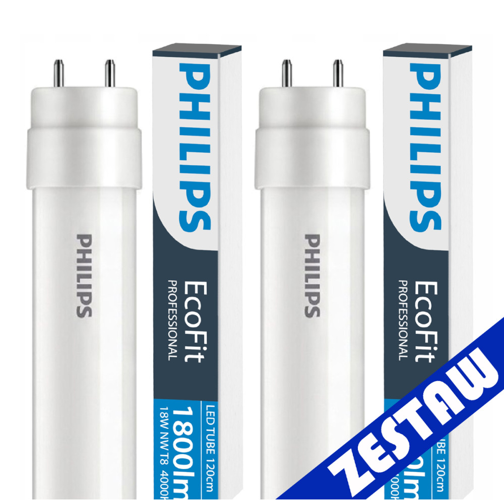 BERGE SADA 2x LED trubica Philips 120 cm 17,5W 1800 lm 4000 K 30 000 h EcoFit