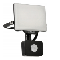 BERGE LED reflektor IP65 - 20W - 1800lm s pohybovým senzorom - neutrálna farba