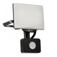 BERGE LED reflektor IP65 - 20W - 1800lm s pohybovým senzorom - neutrálna farba