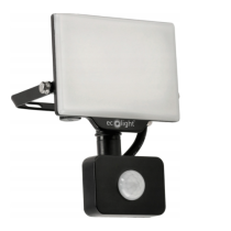 BERGE LED reflektor IP65 - 20W - 1800lm s pohybovým senzorom - neutrálna farba