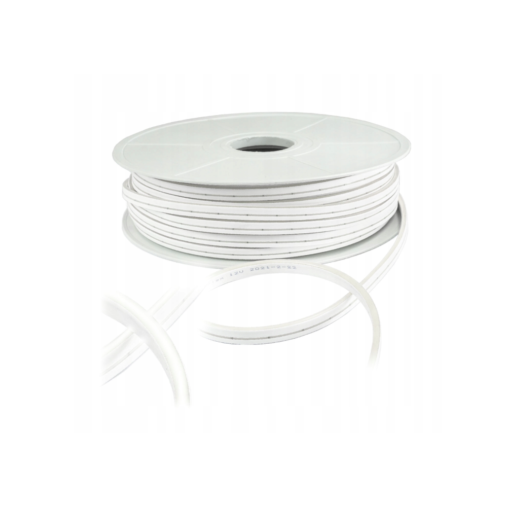 BERGE LED pásik 12V vodeodolný 50m NEON 8W/m neutrálna farba - estetický flexibilný tesný