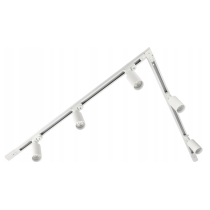 BERGE LED koľajnica 2m + 5x GU10 bodové žiarovky - Sada