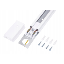 BERGE LED koľajnica 2m + 5x GU10 bodové žiarovky - Sada