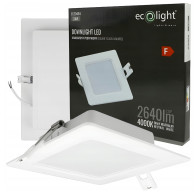 ECOLIGHT Zapustené LED stropné svietidlo 24W 2640lm 4000K biele