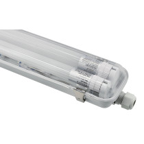 BERGE SADA 6x hermetických svietidiel Philips 128 cm + 12x vodotesných LED trubíc do garáže