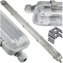 BERGE SADA Philips Hermetická LED lampa 4x 150cm + 8x Žiarivka 46W 6500K