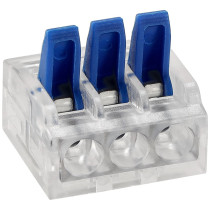 BERGE SADA 100 ks. Rýchlokonektor 3-vodičový rýchlokonektor 32A 0,2-4 mm 4KV Inštalácia 250V