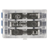 BERGE SADA 50 ks 3-kolíkových 4 mm elektrických rýchlospojok