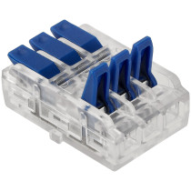 BERGE SADA 50 ks 3-kolíkových 4 mm elektrických rýchlospojok