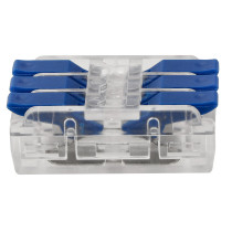 BERGE SADA 50 ks 3-kolíkových 4 mm elektrických rýchlospojok