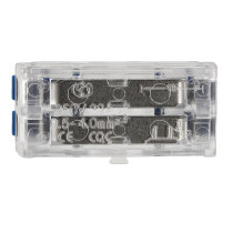 BERGE SADA 50 kusov. 2-kolíkový 4 mm elektrický rýchlospojka