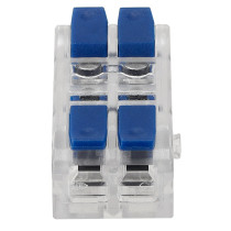 BERGE SADA 50 kusov. 2-kolíkový 4 mm elektrický rýchlospojka