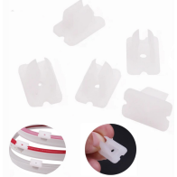 BERGE 5x montážne konzoly pre neónový flexibilný 12V pásik