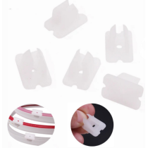 BERGE 5x montážne konzoly pre neónový flexibilný 12V pásik