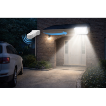 BERGE PIR snímač pohybu, vodotesný, IP65, nastaviteľný vonkajší snímač...