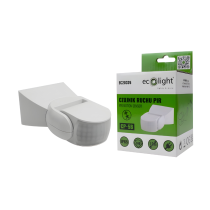 BERGE PIR snímač pohybu, vodotesný, IP65, nastaviteľný vonkajší snímač...