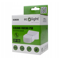 BERGE PIR snímač pohybu, vodotesný, IP65, nastaviteľný vonkajší snímač...