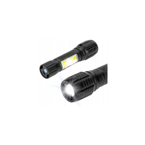 BERGE Výkonná nabíjateľná taktická LED baterka + ZOOM