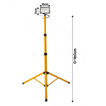 BERGE 20W LED reflektor + stojan 140cm - neutrálna biela