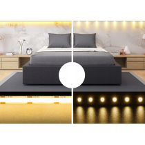 BERGE Sada LED pásikov 15m COB neón 12v 180w silné jasné svetlo napájací zdroj diaľkové ovládanie