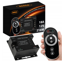 BERGE Sada LED pásikov 15m COB neón 12v 180w silné jasné svetlo napájací zdroj diaľkové ovládanie