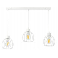 BERGE LED stropná závesná lampa s nastaviteľnými E27 káblami