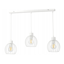 BERGE LED stropná závesná lampa s nastaviteľnými E27 káblami