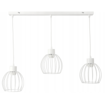 BERGE LED stropná závesná lampa s nastaviteľnými E27 káblami