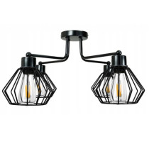 BERGE Závesná lampa DRON 4xe27 - kovová lemovaná