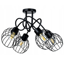 BERGE Závesná stropná LOFT 4x drôtená guľa