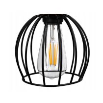 BERGE Závesná stropná LOFT 4x drôtená guľa