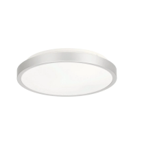 BERGE LED stropné svietidlo semo-r silver - 2xe27 ip20 + 2xe27 10w sviečka - teplá biela